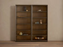 Nason Oak Modular Bookcase with LED Lighting