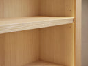 Nason Oak Modular Bookcase with LED Lighting