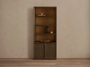 Nason Modular Hutch Cabinet in Solid Oak