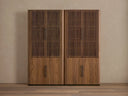 Piermont Modular Reeded Cabinet for Media Storage