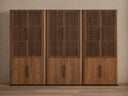 Piermont Modular Reeded Cabinet for Media Storage
