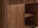 Piermont Modular Reeded Cabinet for Media Storage