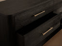 Calista Six Drawer Dresser in Oak Wood
