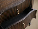 Conrad Wood Nightstand Rectangular Handcrafted Vintage Inspired Bedside Table
