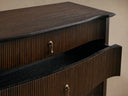 Conrad Wood Five Drawer Dresser Rectangular Vintage Inspired Handcrafted Bedroom Storage
