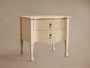 Conrad Wood Nightstand Rectangular Handcrafted Vintage Inspired Bedside Table