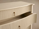 Conrad Wood Five Drawer Dresser Rectangular Vintage Inspired Handcrafted Bedroom Storage