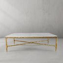 Thaddeus Rectangle Marble Coffee Table