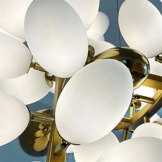 Grape Shape Glass Chandelier, Luxury Chandelier Office
