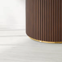 Lantine 150 Dining Table - Walnut & Brass