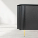 Lantine Buffet - Black Oak & Brass