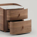 Vertu Bedside Table - Walnut