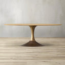 Aero Wood Oval Dining Table