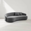 Cove 4-Seater Sofa - Grey Bouclé