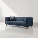 Regency 3-Seater Sofa - Nappa Midnight Blue