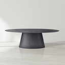 Tavamo Dining Table - Oval - Black Oak
