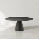 Tavamo 180 Dining Table - Black Oak