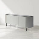 Lantine Buffet - Matte Light Grey