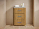 Finnley Short Bath Cabinet with Marble Top