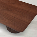 Lantine Coffee Table - Double Pedestal - Walnut