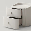 Vertu Bedside Table - Matte Beige