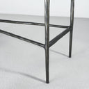 Vintage Forged Rectangle Marble Console Table