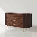 Lantine 3 Drawer Dresser - Dark Walnut