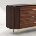 Lantine 3 Drawer Dresser - Dark Walnut