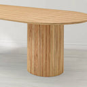 Lantine 240 Dining Table - Pill Shaped - Ash Oak