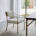 Vintage Forged Retro Copper Iron Frame Dining Chair