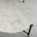 Thaddeus Metal Round Horn Marble Coffee Table & Side Table Hand-Forged Living Sofa Center Tea Table End Tables