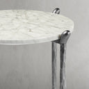 Thaddeus Metal Round Horn Marble Coffee Table & Side Table Hand-Forged Living Sofa Center Tea Table End Tables
