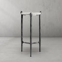 Thaddeus Metal Round Horn Marble Coffee Table & Side Table Hand-Forged Living Sofa Center Tea Table End Tables