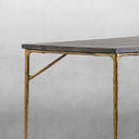 Thaddeus Metal Medieval Style Dining Table Hand-Forged Modern Kitchen Table