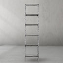 Thaddeus Metal Wooden Shelving Hand-Forged Shelving Units Storage Shelves