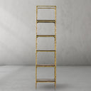 Thaddeus Metal Wooden Shelving Hand-Forged Shelving Units Storage Shelves