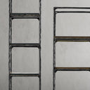 Thaddeus Metal Wooden Shelving Hand-Forged Shelving Units Storage Shelves