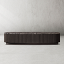 Mulhollan Oak Wood & Stone Coffee Table