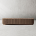 Mulhollan Oak Wood & Stone Coffee Table