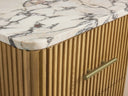 Finnley Short Bath Cabinet with Marble Top