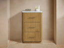 Finnley Short Bath Cabinet with Marble Top