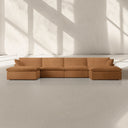 Sunshine Modular Track Arm U-Chaise Sectional
