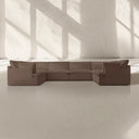 Sunshine Modular Track Arm U-Sofa Sectional