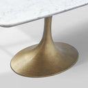 Saint Germain Stone Dining Table with Launette Base