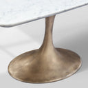 Saint Germain Stone Dining Table with Launette Base