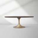 Aero Wood Round Dining Table