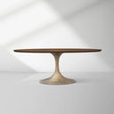 Aero Wood Round Dining Table