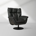 Deacon Microfiber Leather Swivel Recliner  & Ottoman