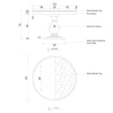 Luca Round Dining Table Handcrafted From Solid Wood