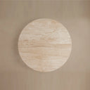 Hemmings Bistro Table Solid Stone Round Modern Minimalist Dining